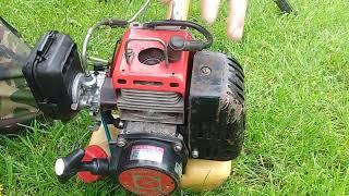 Kawasak td40 Mountfield multi-trim I'm model 40 Compression test on a warm engine part 2