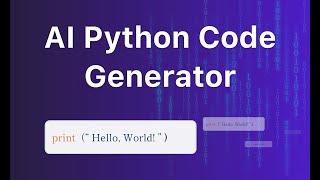 Python   GenAI   Introduction