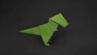 Origami Dinosaur: T-Rex (Tyrannosaurus) - How to Fold