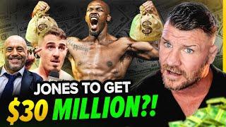 BISPING reacts: "Jon Jones gets $30MILLION to fight Tom Aspinall?!"