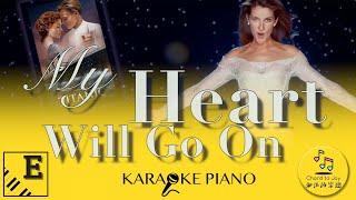 Celine Dion - My Heart Will Go On (Karaoke Piano Version)