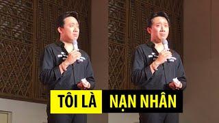 Trấn Thành khóc nức nở trong tiệc 'Bố già', tự nhận mình 'ngu' khi phát ngôn