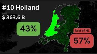 Top 50 Most Powerful European Regions by Nominal GDP | Who is the Engine of the European Economy?