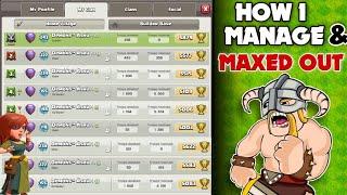 How to Handle and Maxed out Many Accounts in Clash of Clans ? How I Play many Accounts ?