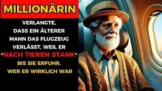 MILLIONÄRIN VERLANGTE, DASS EIN ÄLTERER MANN DAS FLUGZEUG VERLÄSST, WEIL ER "NACH TIEREN STANK"