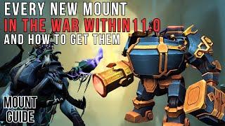 Every New Mount Coming In 'The War Within' 11.0 & How to Get Them | New Mounts Guide WoW