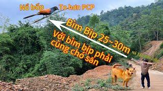 Ná Tập Bắn Điệp / Săn Bìm Bịp 25~30m Âm thanh nổ quá đã / Săn chim bắn ná cao su đi săn tập bắn ná