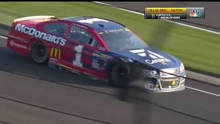 NASCAR MECS - Clint Bowyer big accident, Kurt Busch hits him | Brickyard 400