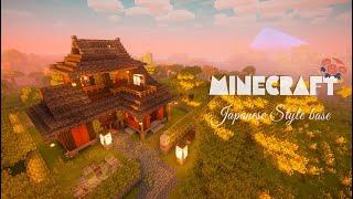 Minecraft Longplay Japanese style base  No inside ads＆Commentary