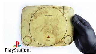 I Restored This Yellowed 1$ PSone - Retro PlayStation Console Restoration