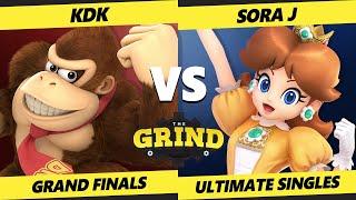 The Grind 282 GRAND FINALS - KDK (Donkey Kong) Vs. Sora_J [L] (Daisy) Smash Ultimate - SSBU