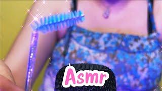 ASMR Personal Attention | ASMR Doing Your Eyebrows For Tingles (cleaning,brushing,cutting)