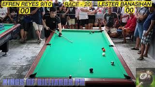 FULL FIGHT EFREN  BATA  REYES  9/10 + 1 WIN VS ERIC "ORIC CAVITE" DIAZ RACE-21 POTMONEY 110K