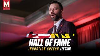 Maryland Athletics | Hall of Fame Class of 2024 | Lee Zink Induction Speech