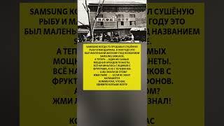 Когда Samsung продавал рыбу и фрукты — с чего начиналась империя #история #факты #техника