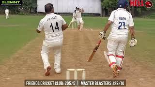 Friends CC Vs Master Blasters| BOOK CRICKETGRAPH UMPIRE ON https://www.cricketgraph.com/umpire/