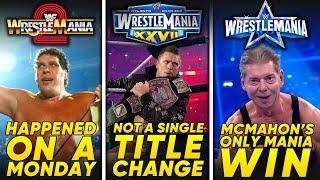One Unique Thing About EVERY WWE WrestleMania