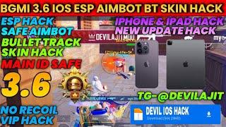 bgmi ios hack 3.6 free |how to hack bgmi ios 3.6 |skin hack bgmi ios | iPad And IPhone ios hack free