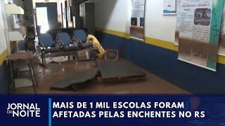 Quase todas as escolas retomam aulas no Rio Grande do Sul | Jornal da Noite