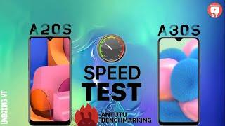 Battle Samsung A20s Vs Samsung A30s Resmi Indonesia | Speed Test | Antutu Benchmark