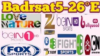 badrsat5- 26e dish setting !!badrsat 26e channel list 2024 @26e new updat today