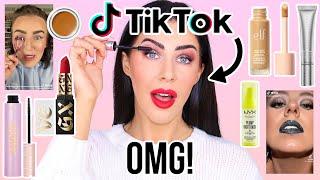 FULL FACE OF NEW VIRAL MAKEUP THAT TIK TOK MADE ME BUY!!!