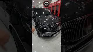 Polish, Ceramic Coating & Nano Tinting 95% installed on a Maybach  #zerozero #carcare #dubai #shj