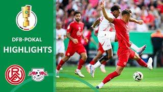 Blitztreffer sorgt für Spannung! | Rot-Weiss Essen - RB Leipzig 1:4 | Highlights | DFB-Pokal 2024/25