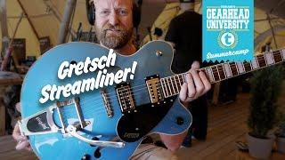 GRETSCH G2622 STREAMLINER - It's blue and jazzy! soft like a kitten with a looooooong spring. #tgu19