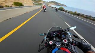MotoVlogger Rides with Pro Racer...