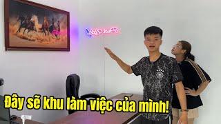 Cuối cùng phước cũng khánh thành nên căn nhà mới..!