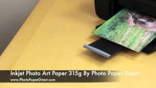 Inkjet Photo Art Paper 315g By Photo Paper Direct