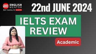 IELTS Exam Review 22nd June 2024