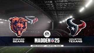 Bears vs Texans Week 2 Simulation (Madden 25 PS5)