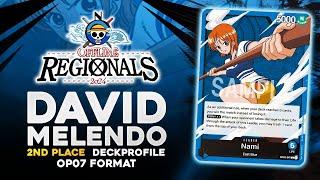 2ND PLACE NAMI | DAVID M. | REGIONALS 1024 PLAYERS | noHEROES | OP07 | ONE PIECE CARD GAME