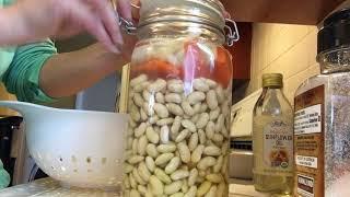 Fermented Beans - Fermenting Beans before cooking eliminates gas and improves Digestion.