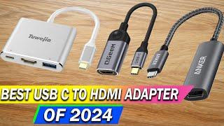 5 Best USB C To HDMI Adapters of 2024 || Must watch before purchasing