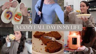 COZY FALL VLOG ️ day in my life, aritzia haul, trader joe's items, decorating, coffee shops