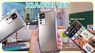 Xiaomi 12T  Silver 256gb | asmr aesthetic unboxing + accessories + setup + camera test + review