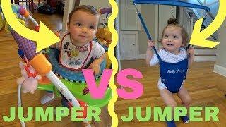 JOLLY JUMPER VS BABY EINSTEIN | REVIEW AND COMPARISON | TWIN EDITION