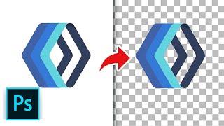 Photoshop: Hintergrund transparent machen | Foto-Hintergrund entfernen| Ein Logo transparent machen