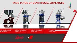 Lakshmi Cream Separators -Made in India- Centrifugal - Largest Manufacturers from 60LPH to 5000LPH