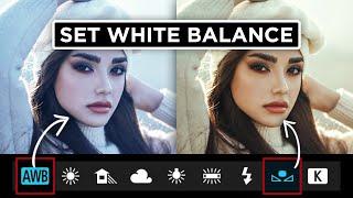 How To Set CUSTOM White Balance In Camera With Canon EOS R