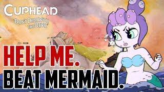 Cuphead : How to Beat Mermaid Medusa Boss (Cala Maria)