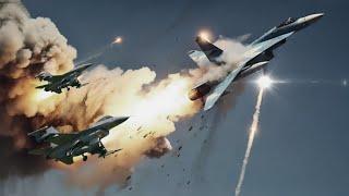 World shock! pilot of a Russian Yak-130 fighter jet blew up an entire US F-15 fighter jet, Arma3