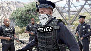 GTA 5 - PoliceFranklin Killed Police Michael with Police!(Funny Ending Police Kills Police )