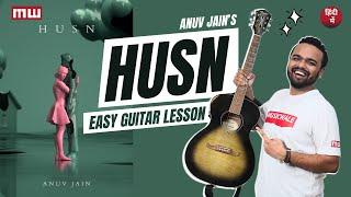 Husn- Anuv jain | Easy Guitar chords | Musicwale #guitarlesson