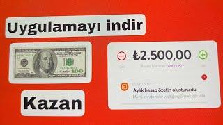 İnternetten Para Kazanma 2025 (100 dolar )