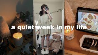 quiet week in my life  staying home, cozy days, silent vlog, lofi