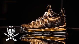 $100,000 Diamond and Gold LeBron 15 - The Shoe Surgeon